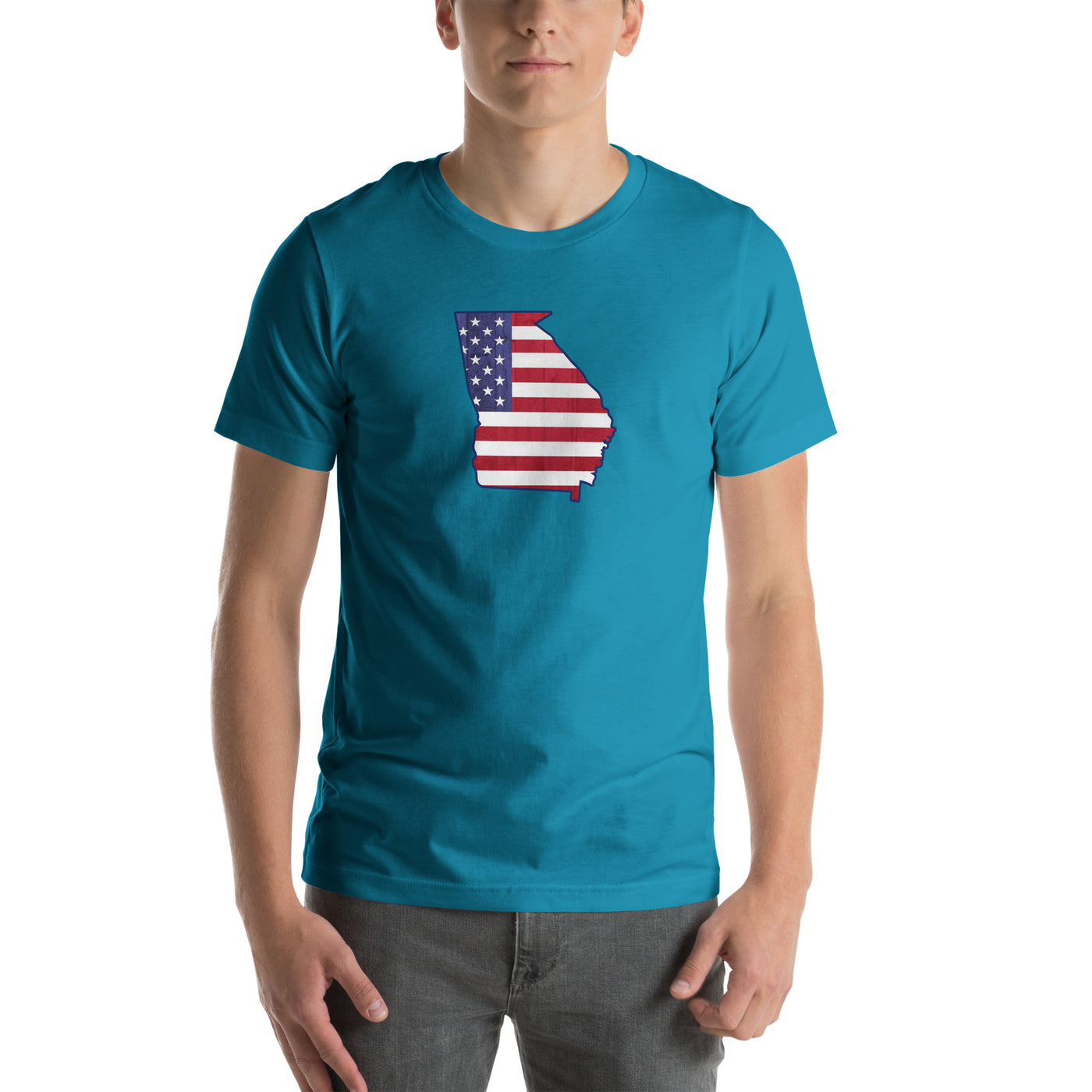 GA USA Flag - Unisex t-shirt