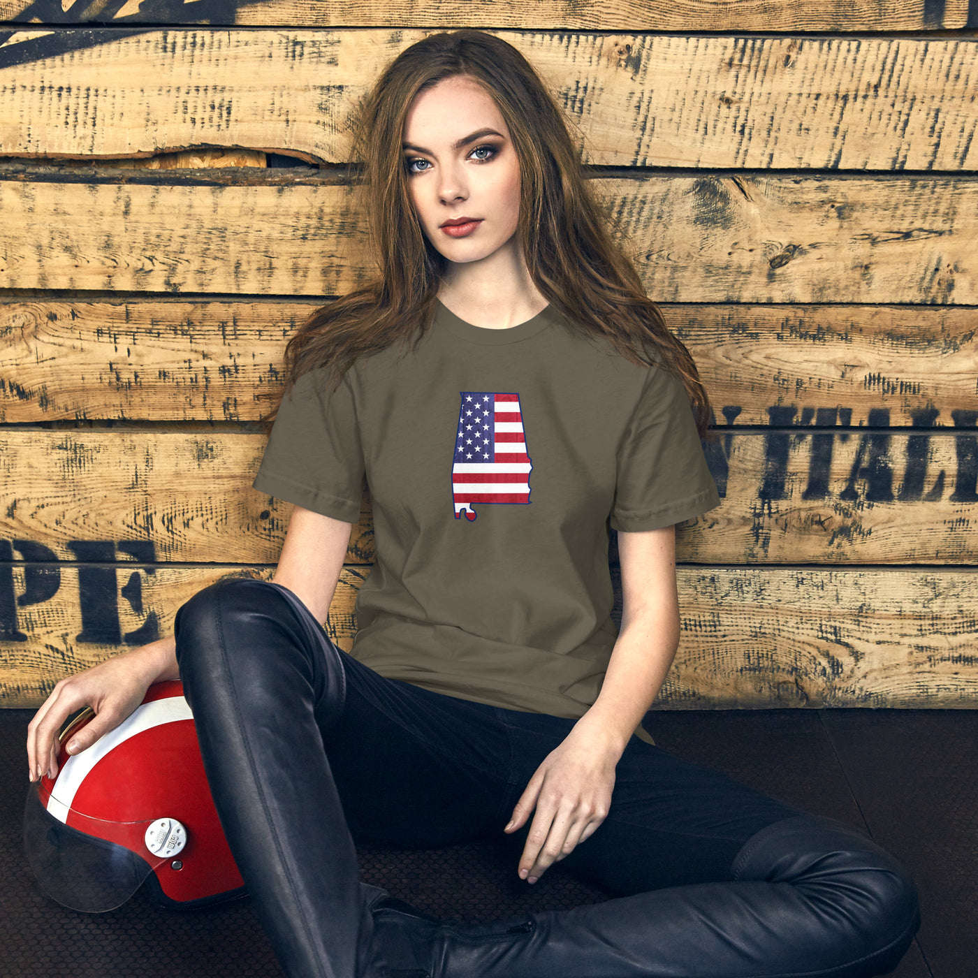 AL USA Flag - Unisex t-shirt