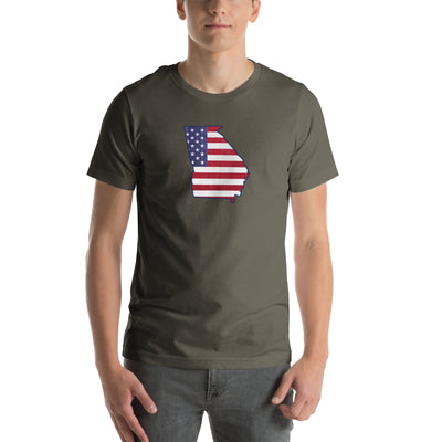 GA USA Flag - Unisex t-shirt