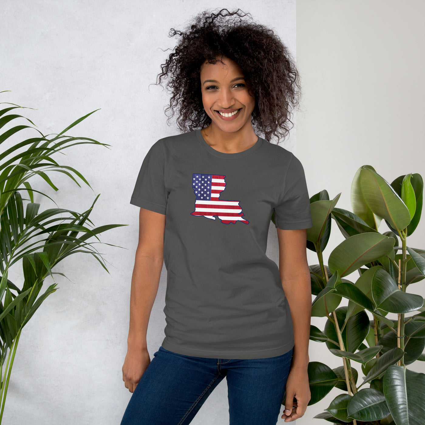 LA USA Flag - Unisex t-shirt