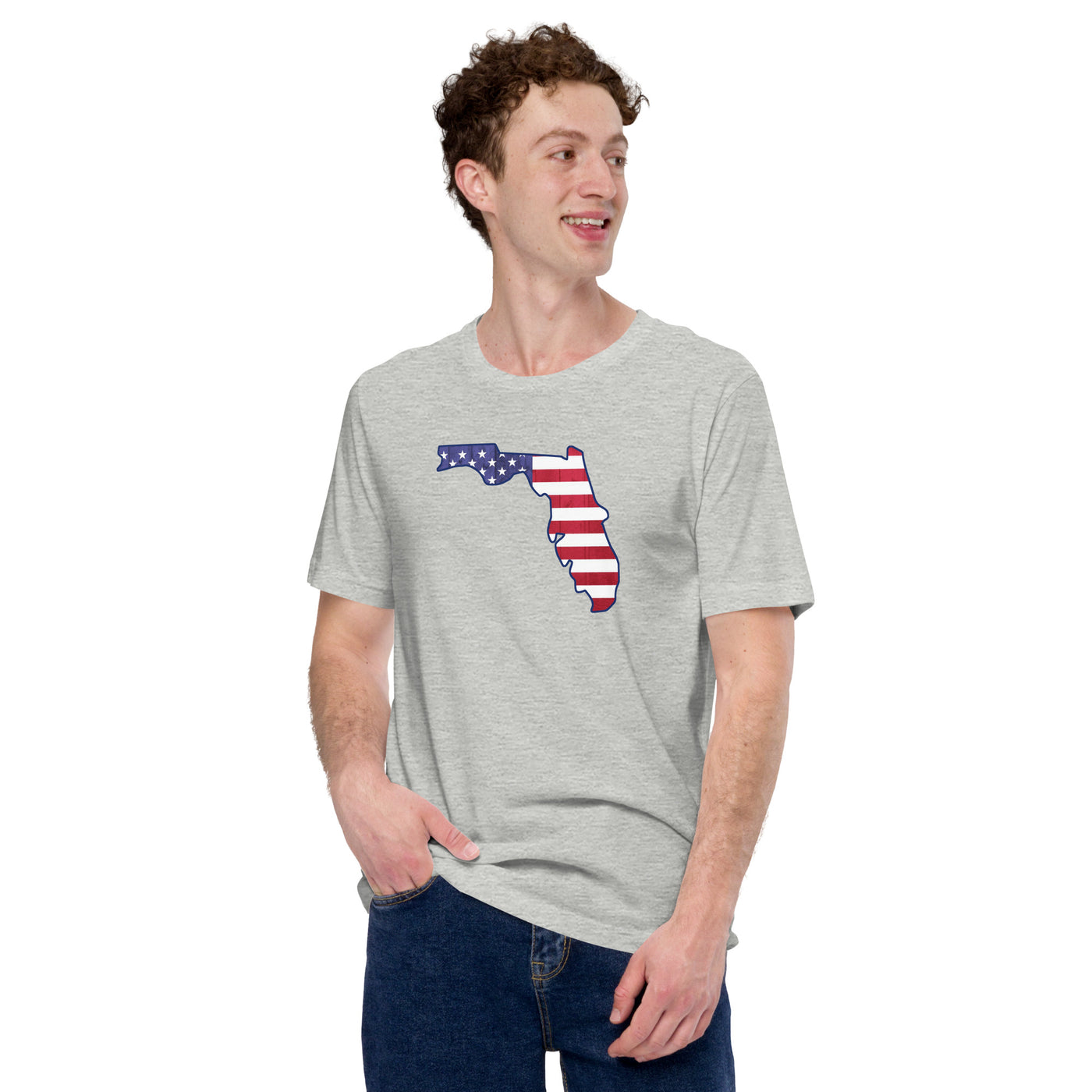 FL USA Flag - Unisex t-shirt