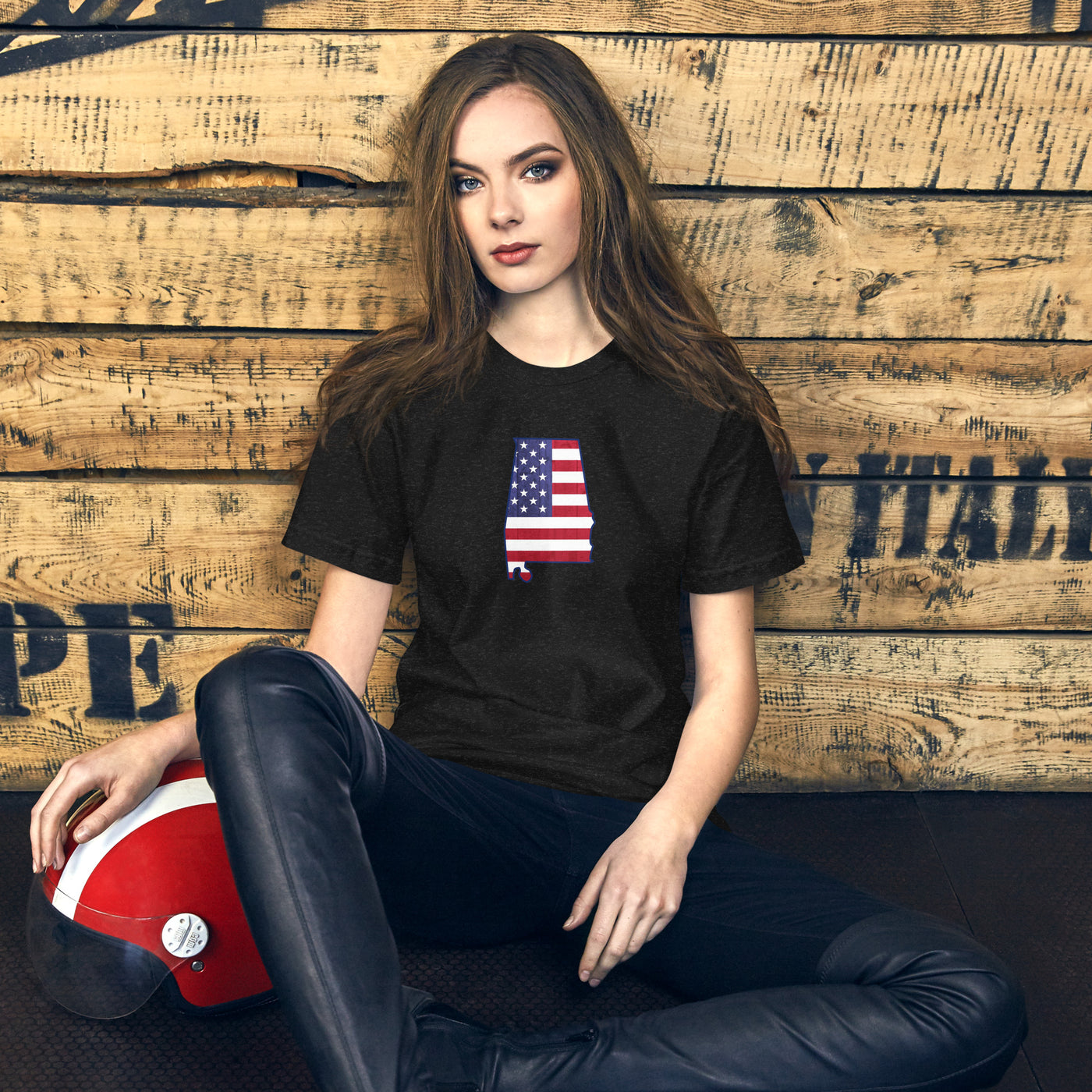 AL USA Flag - Unisex t-shirt