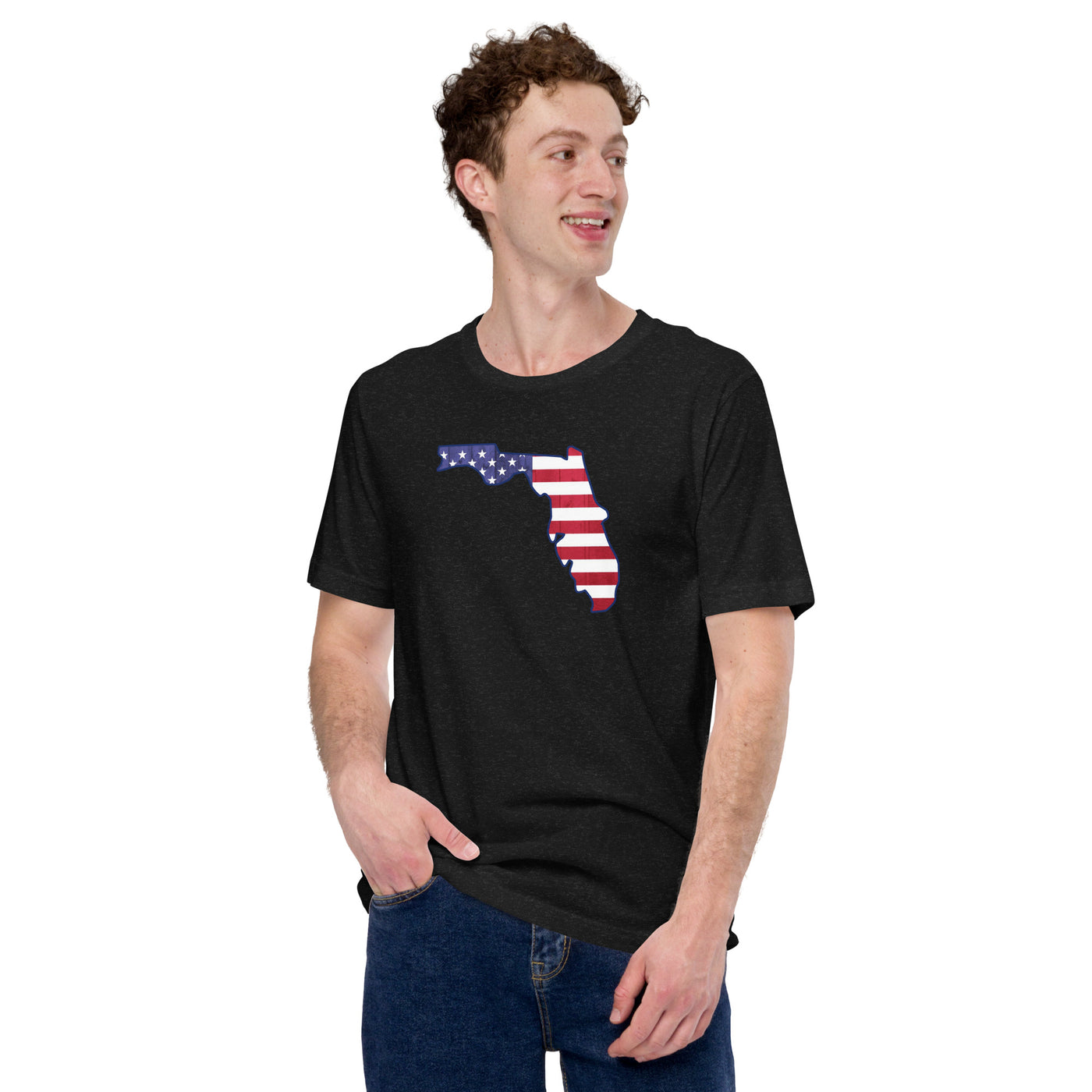 FL USA Flag - Unisex t-shirt