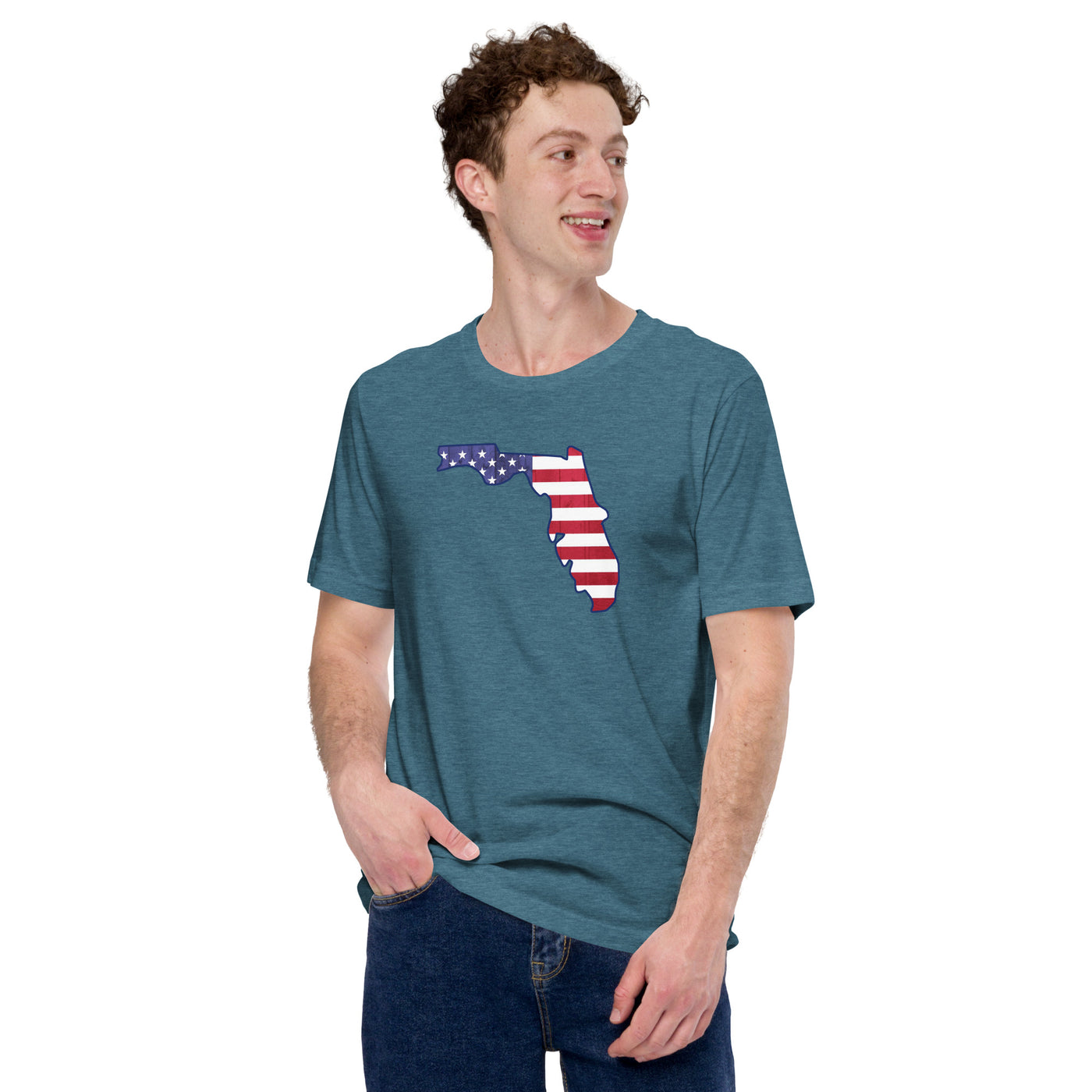 FL USA Flag - Unisex t-shirt