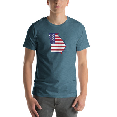 GA USA Flag - Unisex t-shirt