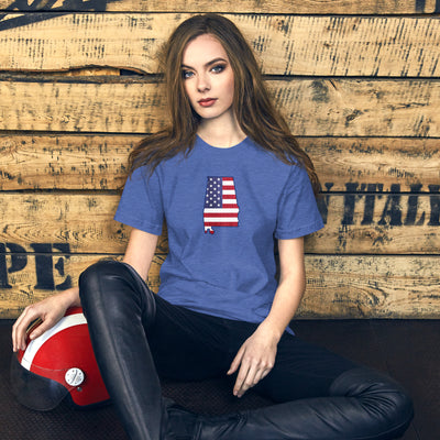 AL USA Flag - Unisex t-shirt