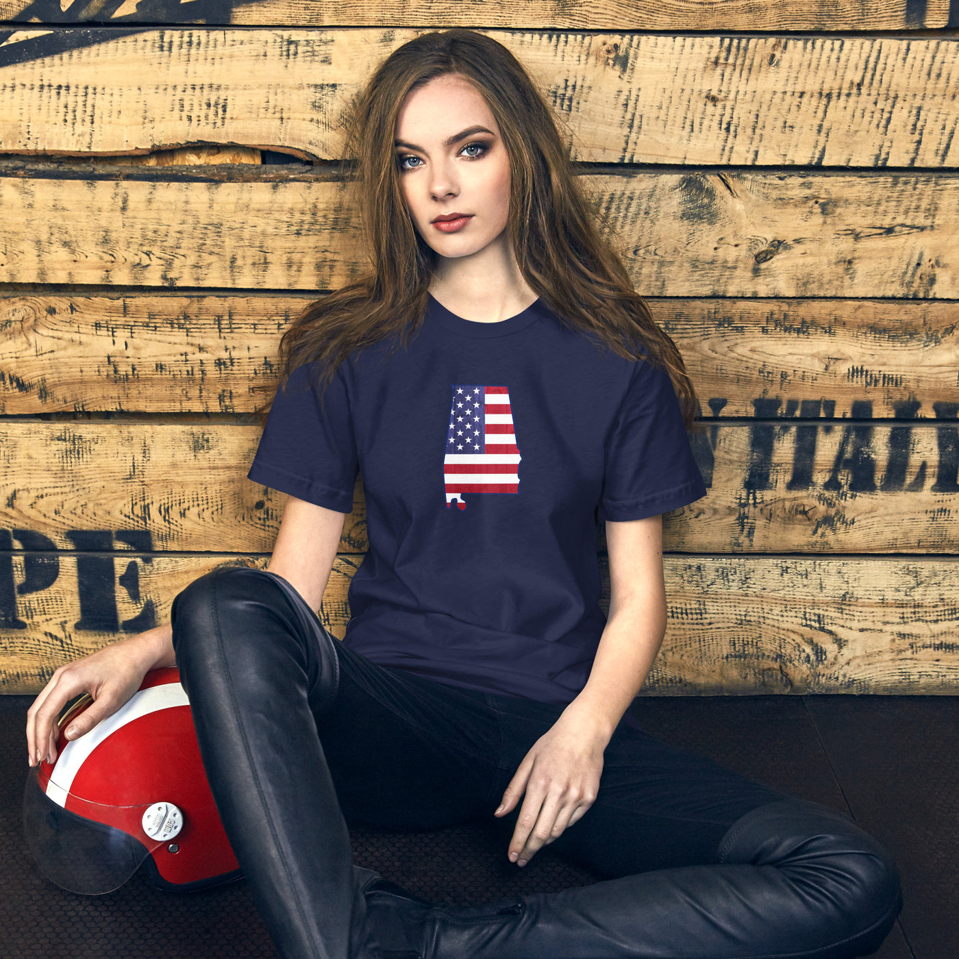 AL USA Flag - Unisex t-shirt