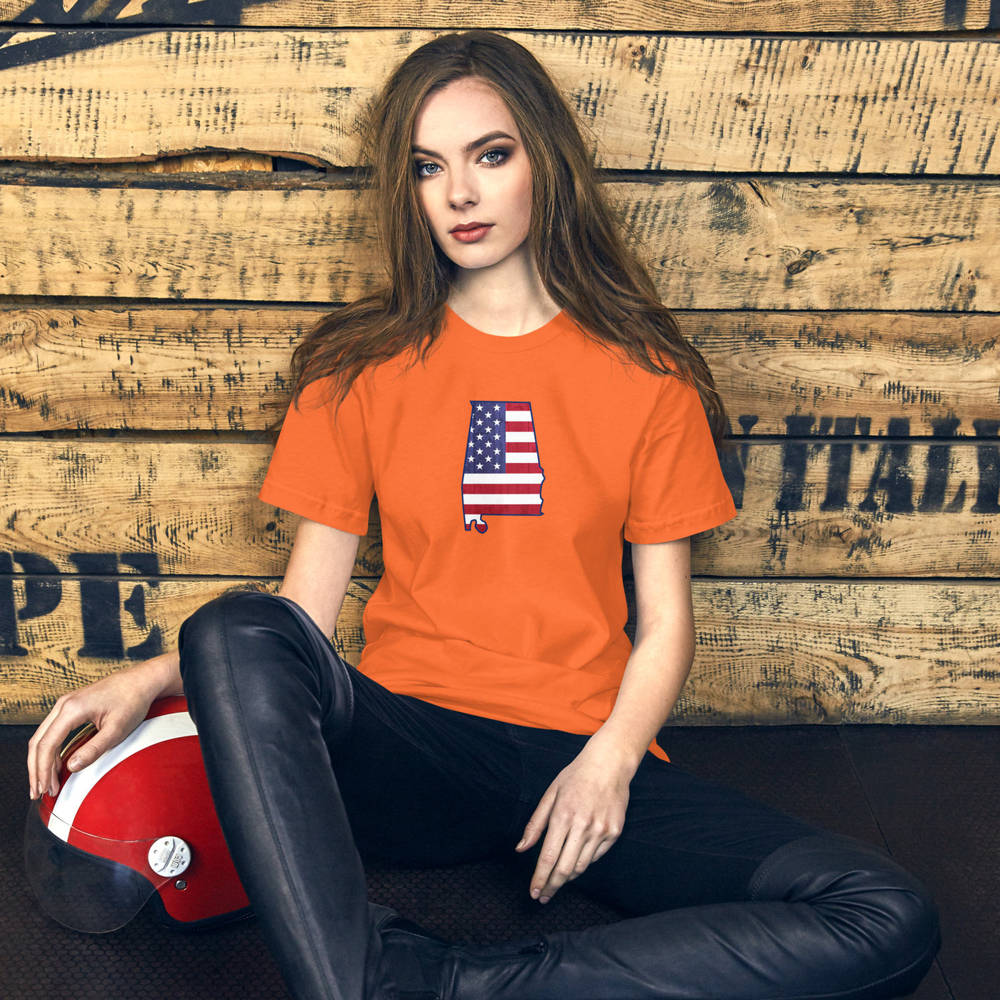 AL USA Flag - Unisex t-shirt