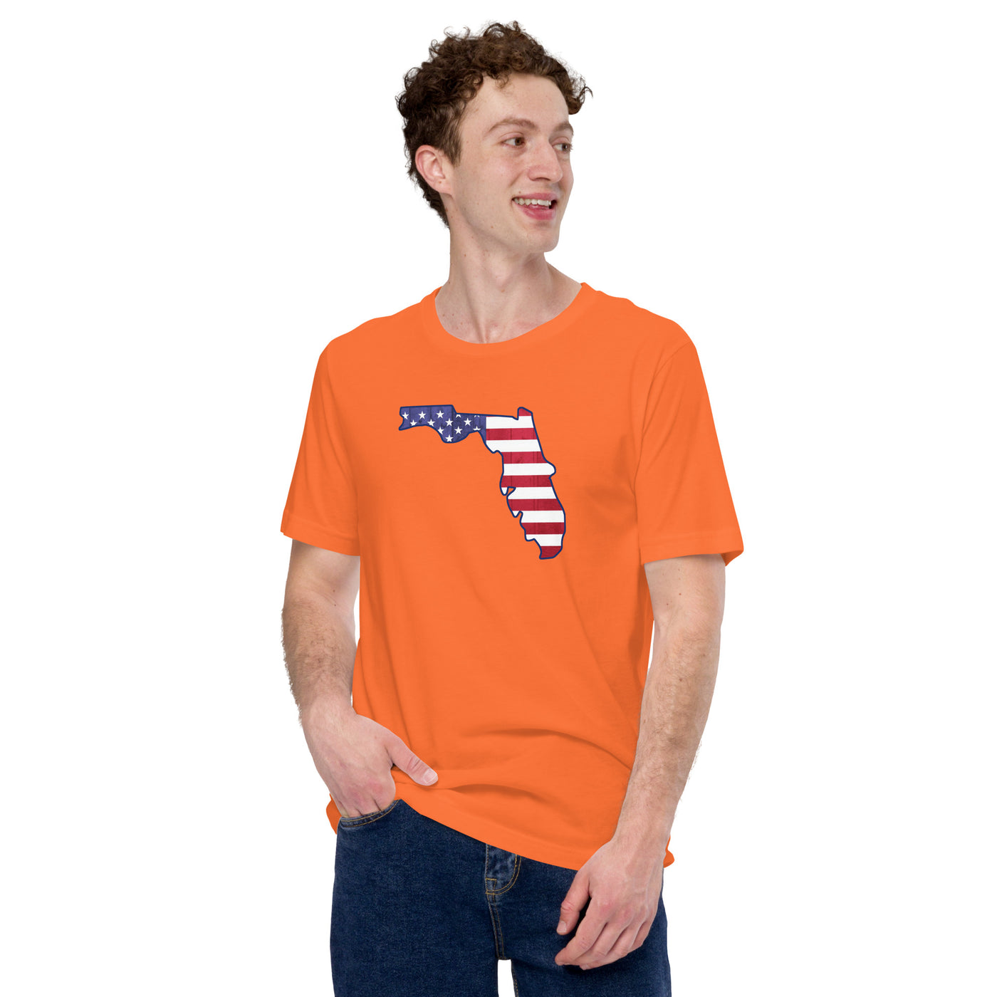 FL USA Flag - Unisex t-shirt