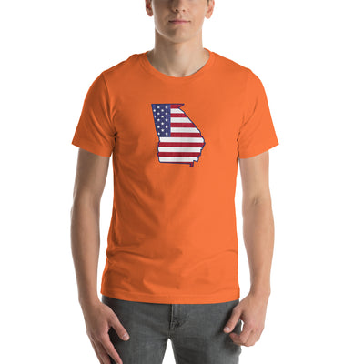 GA USA Flag - Unisex t-shirt