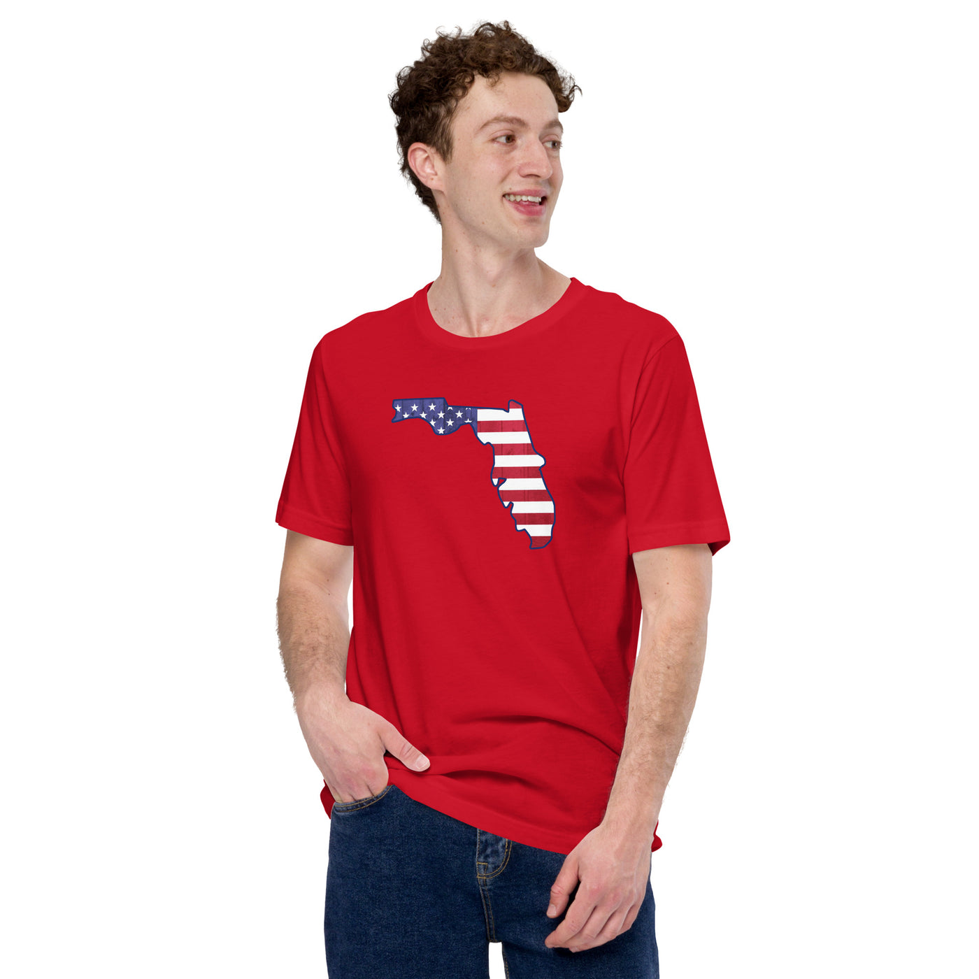 FL USA Flag - Unisex t-shirt