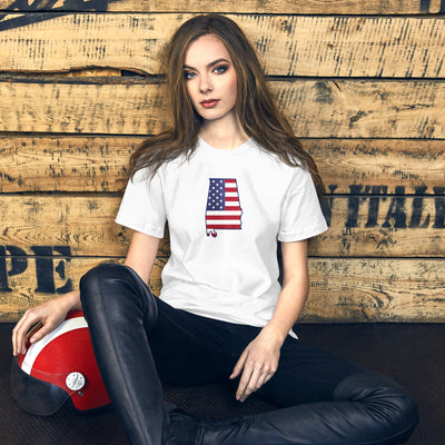 AL USA Flag - Unisex t-shirt