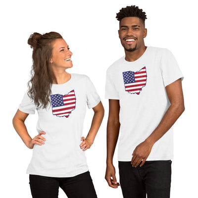 OH USA Flag - Unisex t-shirt