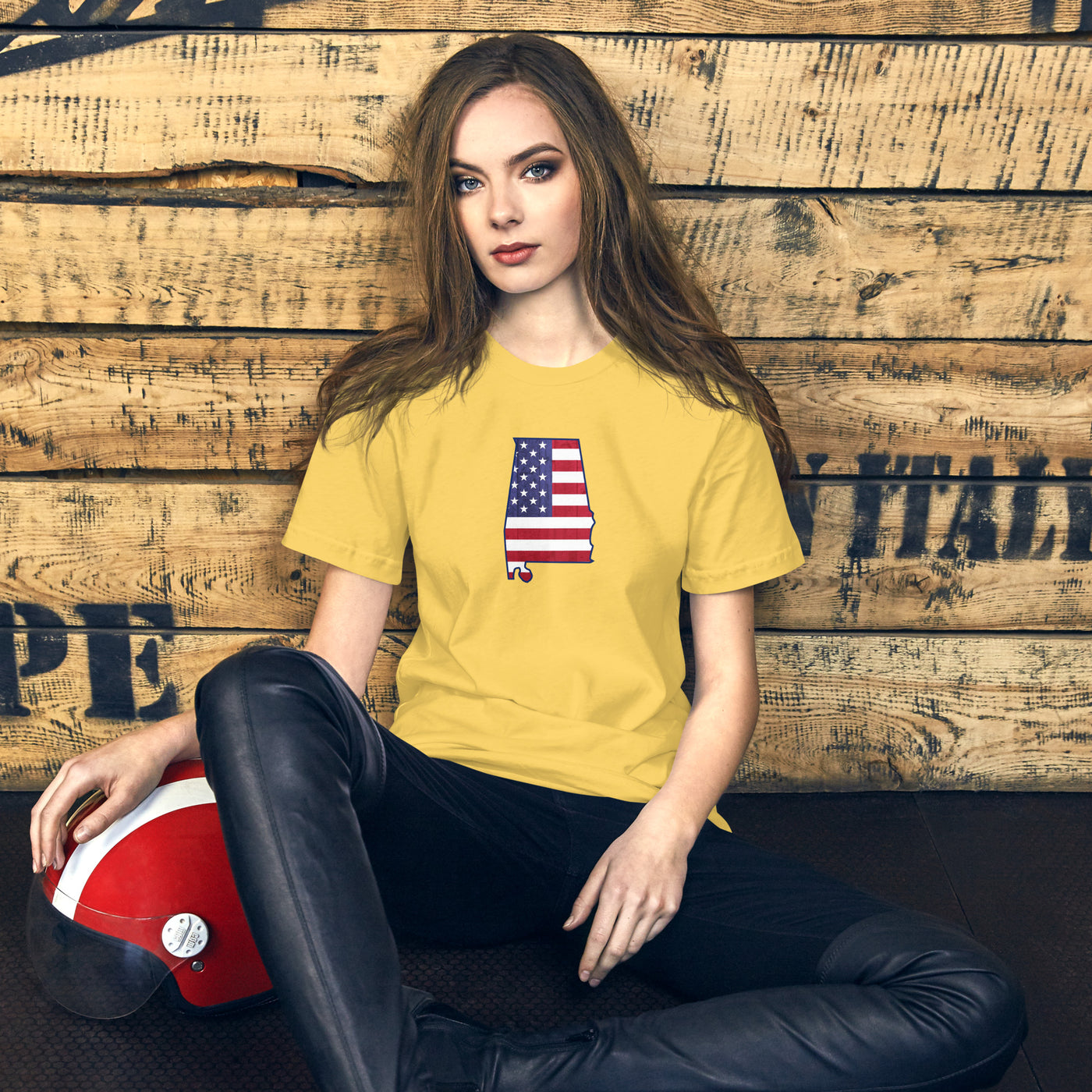 AL USA Flag - Unisex t-shirt