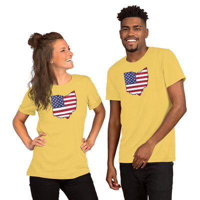 OH USA Flag - Unisex t-shirt